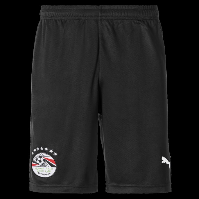 Svart-hvit Egypt Bortekopi Fotballshorts Herre Puma På Salg
