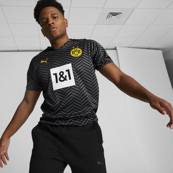 Puma På Tilbud Asfaltsvart Bvb Bortekopi Herretrøye