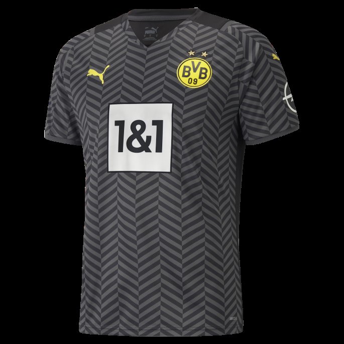 Puma På Tilbud Asfaltsvart Bvb Bortekopi Herretrøye