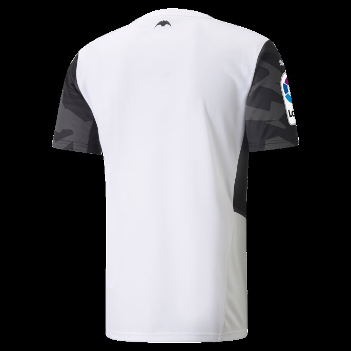 Hvit-svart Valencia Cf Home Replica Herretrøye Puma På Salg