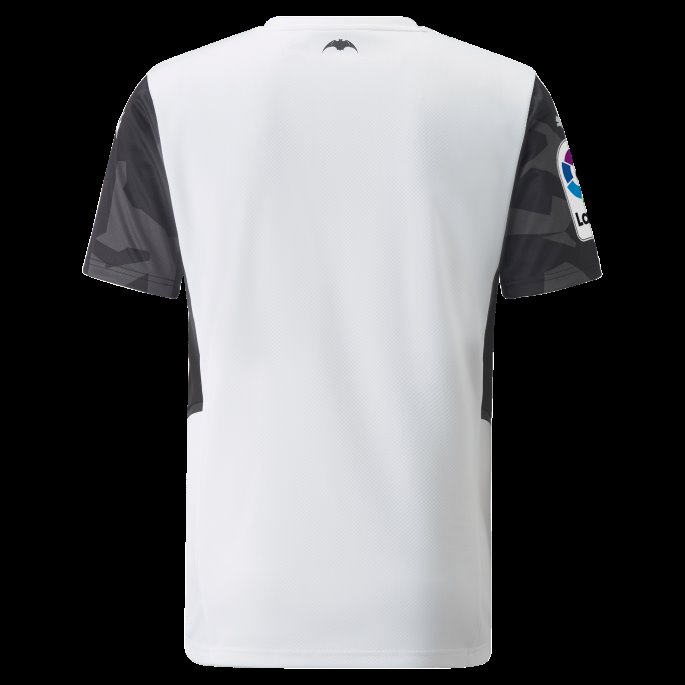 Hvit-svart Valencia Cf Home Replica Herretrøye Puma På Salg
