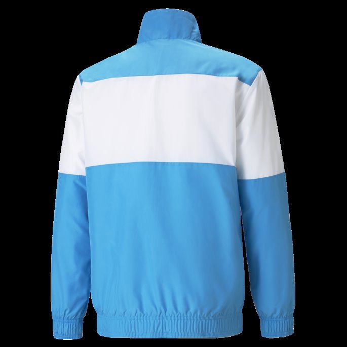 Om Prematch Herrefotballjakke Bleu Azur-hvit Puma På Salg