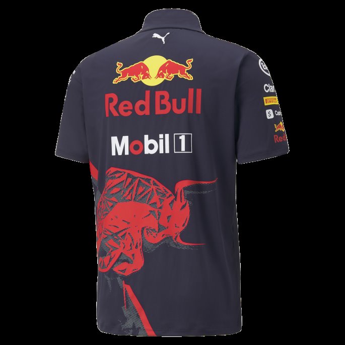 Red Bull Racing Team Herre Poloskjorte Puma På Salg Nattehimmel