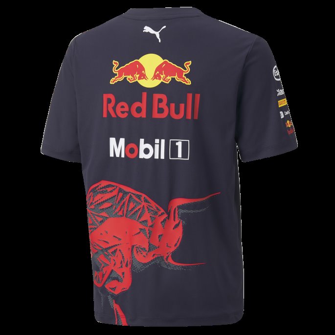 Red Bull Racing Team Ungdoms Tee Puma På Salg Nattehimmel