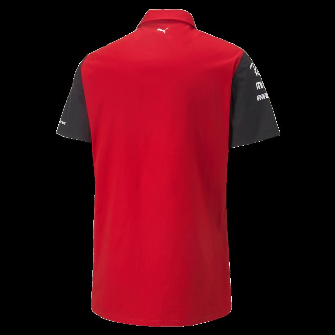 Rosso Corsa Puma På Salg Scuderia Ferrari Team Herreskjorte