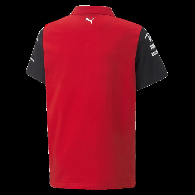 Puma På Tilbud Rosso Corsa Scuderia Ferrari Team Ungdoms Poloskjorte