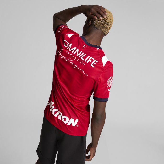 Puma På Tilbud Chivas '22-'23 Herre Kopi Hjemmetrøye Rød
