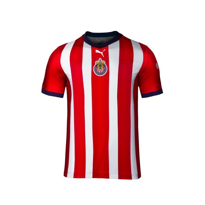Rød Chivas '22-'23 Replica Jersey Store Barn Puma På Tilbud