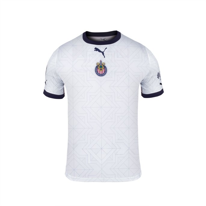 Chivas '22-'23 Replica Bortetrøye Store Barn Puma På Tilbud Hvit