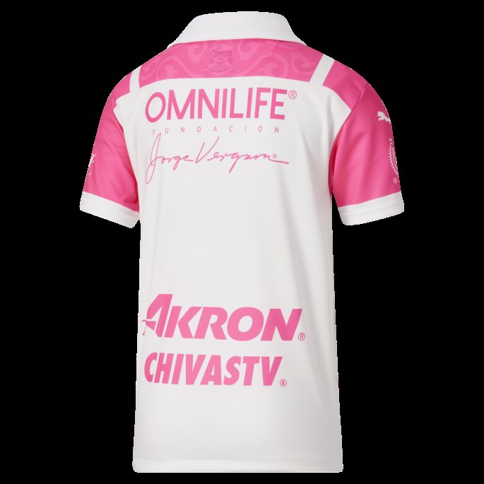 Puma På Tilbud Svart Chivas '21-'22 Rosa Replica Jersey Store Barn