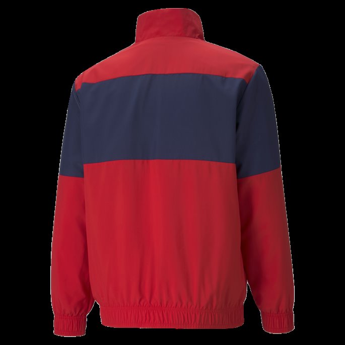 Puma På Tilbud Rosso Corsa-peacoat Chivas Prematch Fotballjakke For Menn