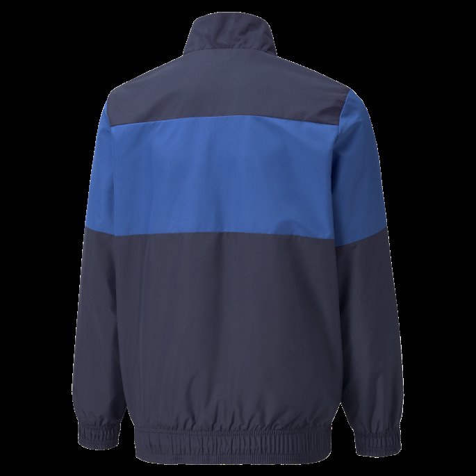 Puma På Tilbud X First Mile Figc Prematch Ungdomsfotballjakke Peacoat-team Power Blue