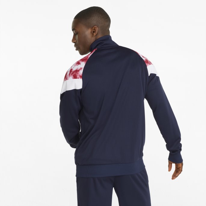 Peacoat-chili Pepper Chivas Ikonisk Mcs Mesh Fotballbanejakke For Menn Puma På Salg