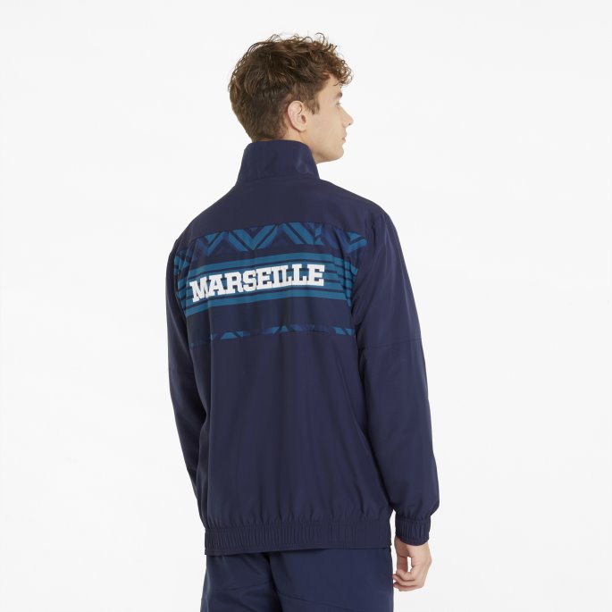 Om Prematch Herrefotballjakke Puma På Salg Peacoat-hvit
