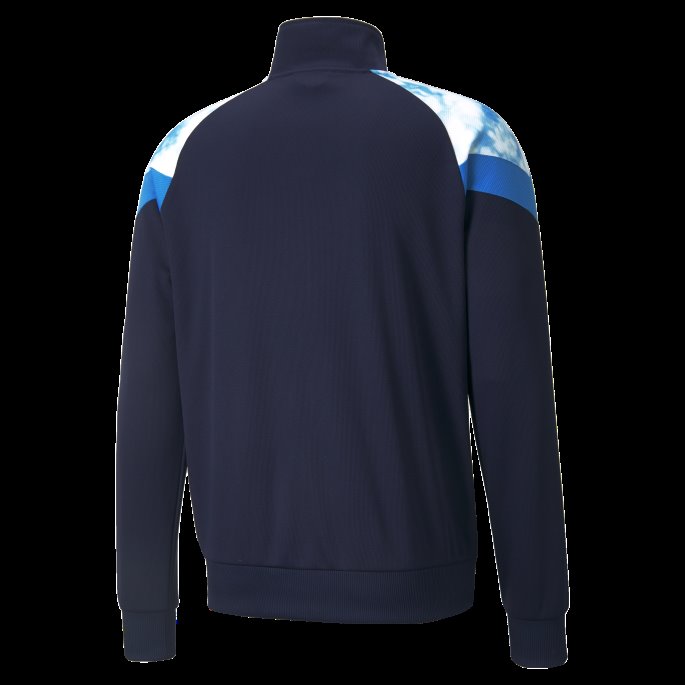 Peacoat-hvit Puma På Salg Av Ikonisk Mcs Mesh Fotballtreningsjakke For Menn
