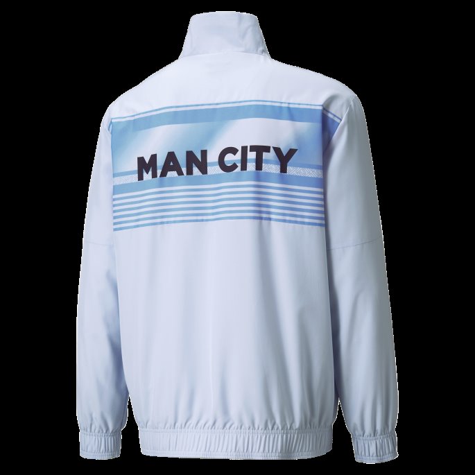 Puma På Tilbud Mann City Prematch Herre Fotballjakke Heather-peacoat