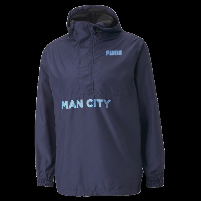 Peacoat Man City Ftbllegacy Vindjakke For Menn Puma På Salg