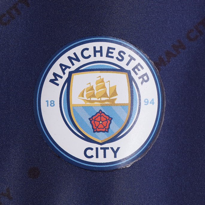 Peacoat Man City Ftbllegacy Vindjakke For Menn Puma På Salg