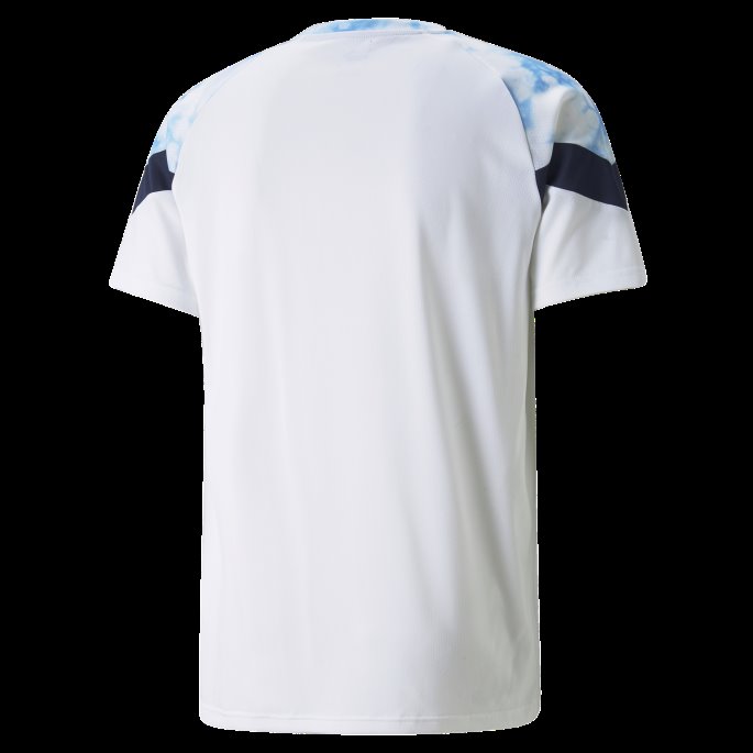 White-team Lyseblå Mann City Iconic Mcs Fotball T-skjorte For Menn Puma På Salg
