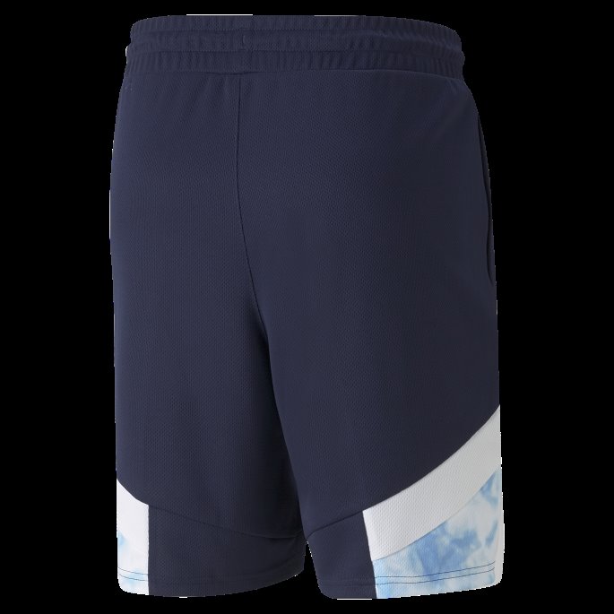Peacoat-white Man City Iconic Mcs Mesh Fotballshorts For Menn Puma På Salg