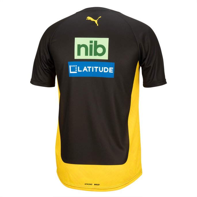 Puma På Tilbud Richmond Fc Herre Treningst-skjorte Levende Gul-svart