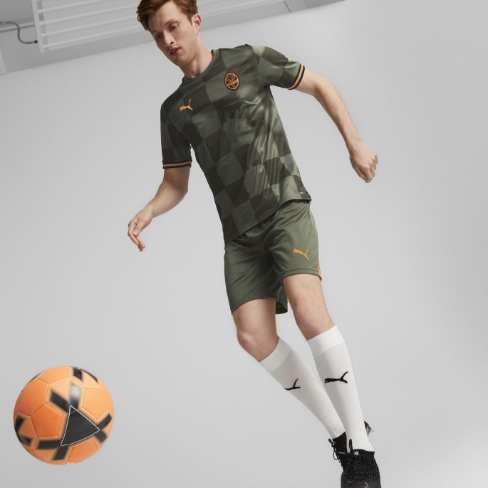 Timian-gyllen Valmue Puma På Salg Fc Shakhtar Donetsk 22-23 Replica Shorts Menn