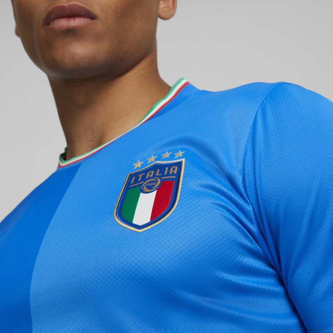 Italy Home 22-23 Replica Jersey Herre Ignite Blue-ultra Blue Puma På Salg