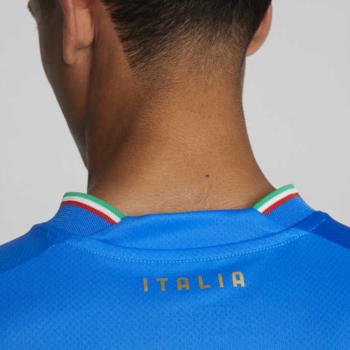 Italia Hjem 22-23 Replika Jersey Menn Puma På Salg Tenne Blå-ultrablå