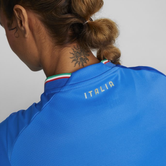 Puma På Salg Ignite Blå-ultrablå Italia Hjem 22-23 Kopi Jersey Kvinner