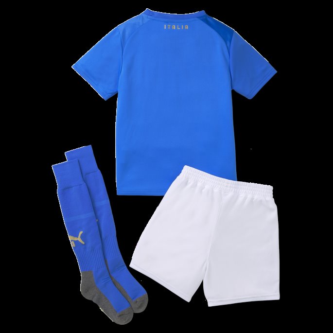 Puma På Tilbud Italy Home 22-23 Mini Kit Ignite Blå-ultrablått