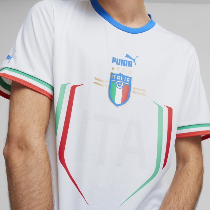 Italia Borte 22-23 Menn Replika Jersey Puma På Salg Hvit-ultrablå