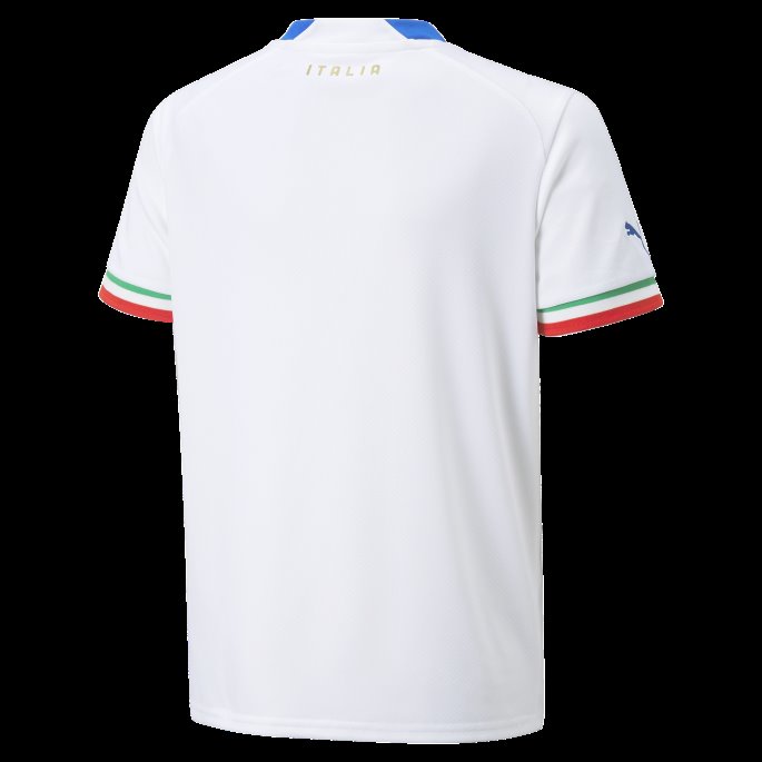 Italia Borte 22-23 Replika Jersey Ungdoms Puma På Salg Hvit-ultrablå