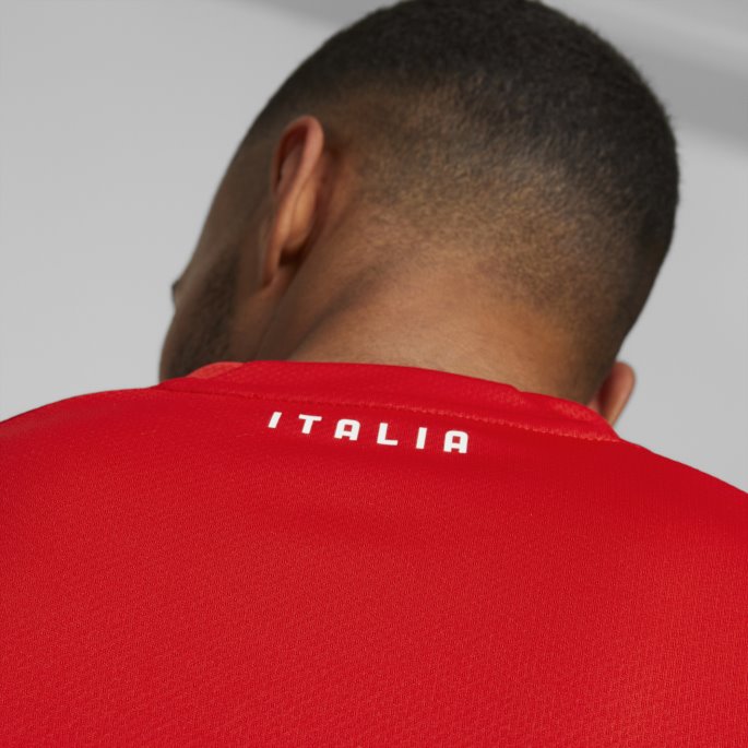 Italia Fotball Keeper Kortermet Kopi Jersey Menn Puma På Tilbud Rød-hvit