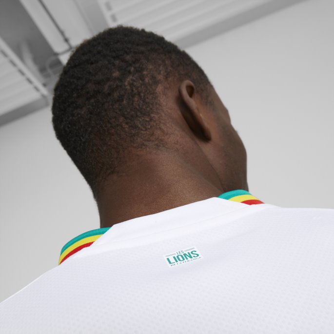 Senegal Hjem 22-23 Replica Jersey Herre Hvit-pepper Grønn Puma På Salg