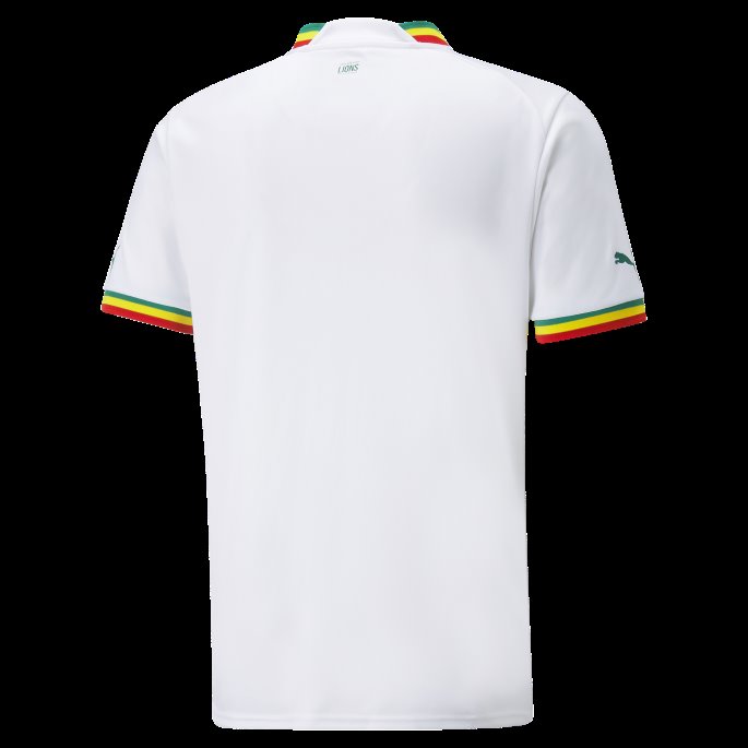 Senegal Hjem 22-23 Replica Jersey Herre Hvit-pepper Grønn Puma På Salg