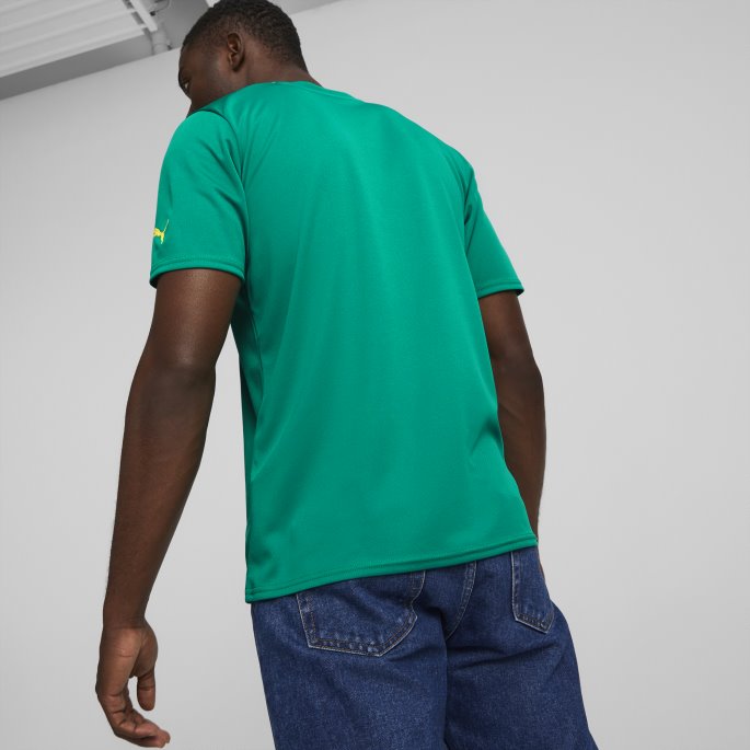 Puma På Salg Pepper Grønn-rød Senegal Borte 22-23 Replica Jersey Herre