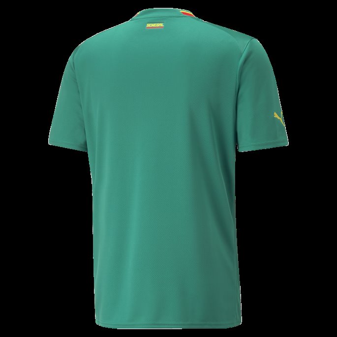 Puma På Salg Pepper Grønn-rød Senegal Borte 22-23 Replica Jersey Herre