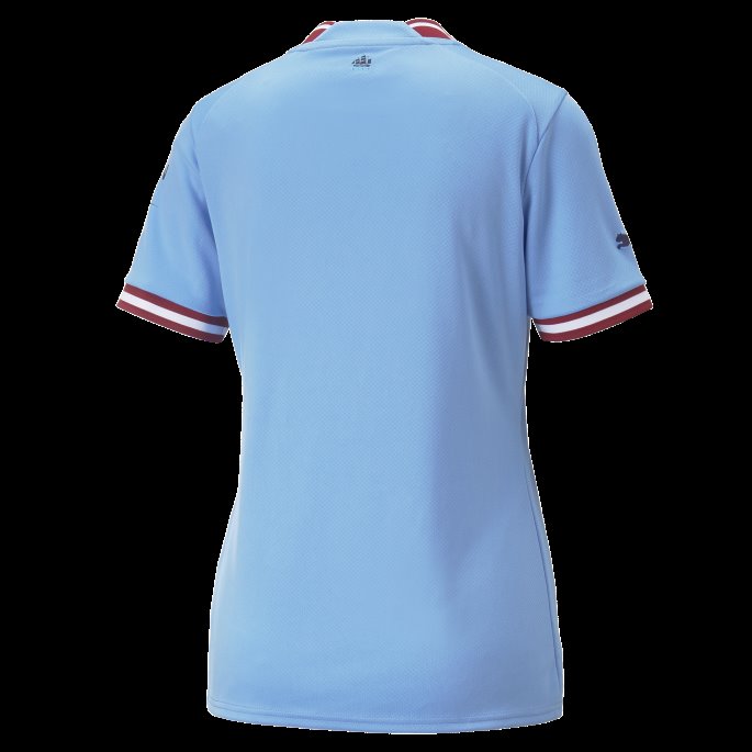 Team Lys Blå-intens Rød Puma På Salg Manchester City F.c. Hjemme 22-23 Replika Jersey Kvinner