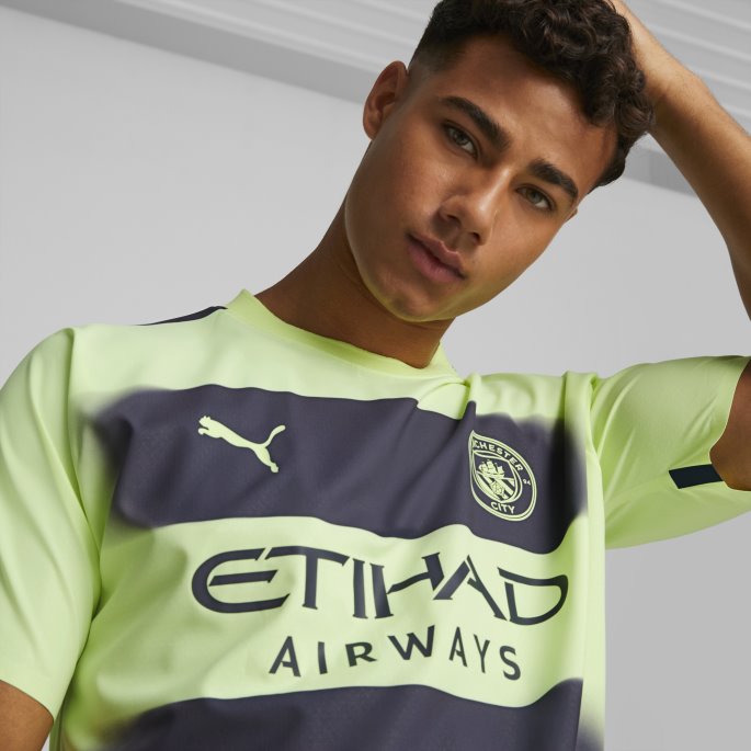 Brusende Lys-parisisk Natt Puma På Salg Manchester City F.c. Tredje 22-23 Autentisk Jersey Menn