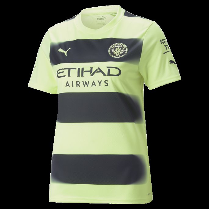 Puma På Salg Brusende Lys-parisisk Natt Manchester City F.c. Tredje 22-23 Replika Jersey Kvinner