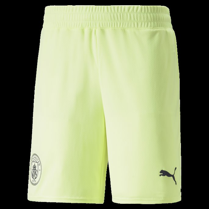 Manchester City F.c. 22-23 Replica Shorts Menn Puma På Salg Brusende Lys-parisisk Natt