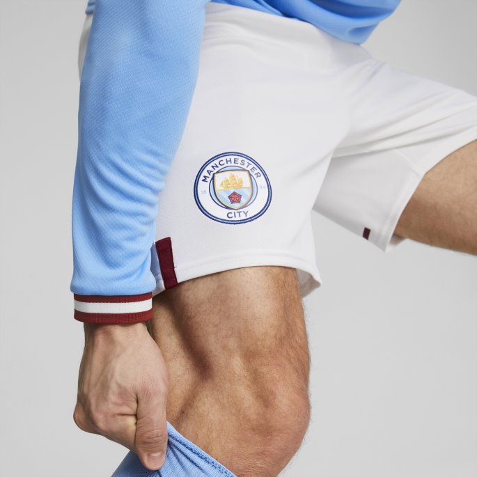 Hvit-intens Rød Manchester City F.c. '22-'23 Replika Herreshorts Puma På Salg