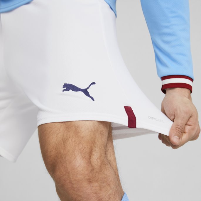 Hvit-intens Rød Manchester City F.c. '22-'23 Replika Herreshorts Puma På Salg