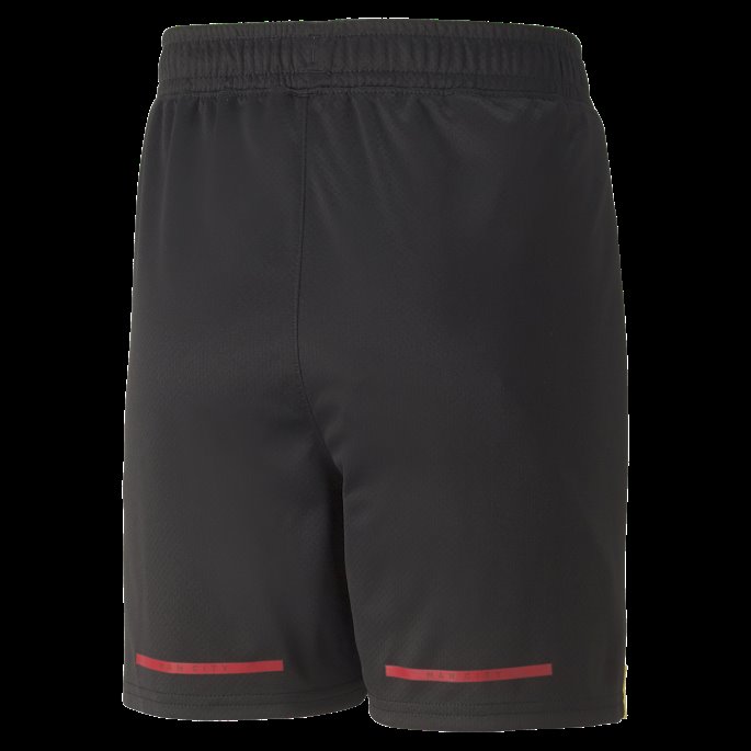 Manchester City F.c. 22-23 Replica Shorts Ungdom Puma På Tilbud Svart-tango Rød