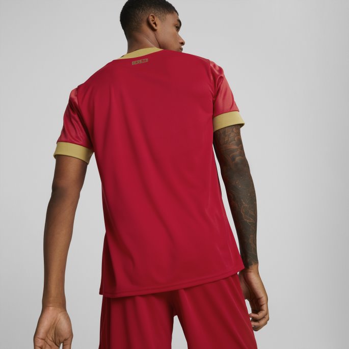Chili Pepper-seier Gull Puma På Salg Serbia Hjem 22-23 Kopi Jersey Herre