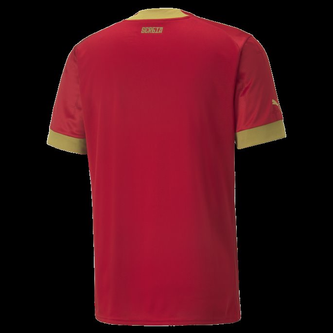 Chili Pepper-seier Gull Puma På Salg Serbia Hjem 22-23 Kopi Jersey Herre