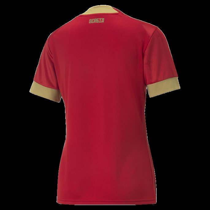 Chili Pepper-seier Gull Serbia Hjemme 22-23 Kopi Jersey Kvinner Puma På Salg