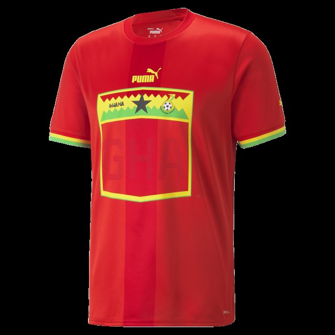 Puma På Salg Rødløvetann Ghana Borte 22-23 Replica Jersey Herre