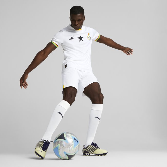 Ghana 22-23 Promo Shorts Menn Puma På Tilbud Hvit-svart