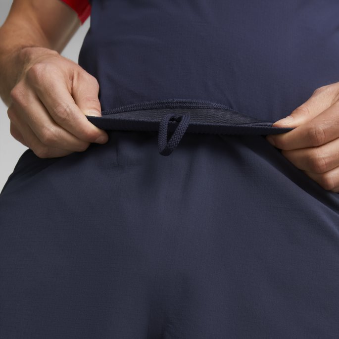 Puma På Tilbud Sk Slavia Praha 22-23 Promo Shorts Herre Peacoat-hvit